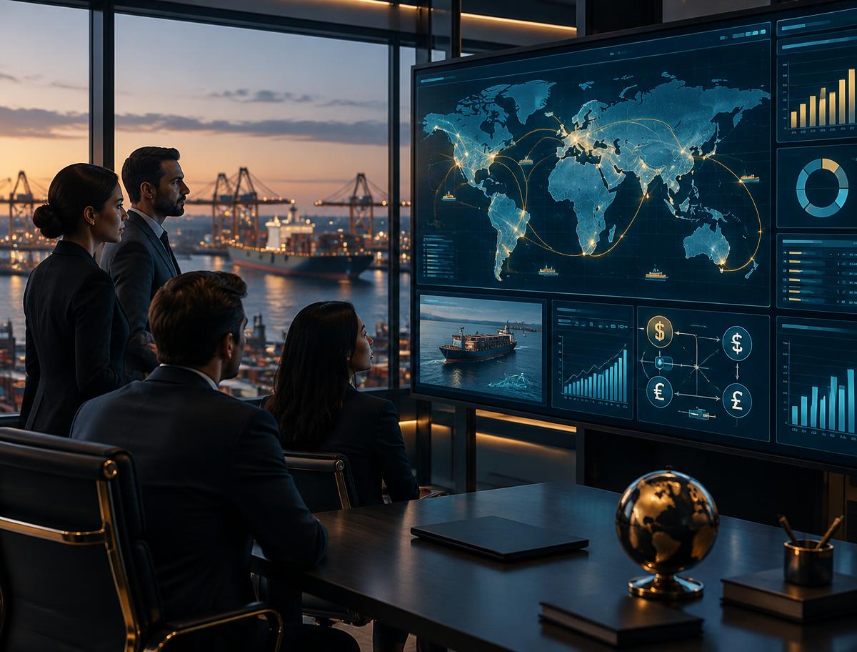 Corporate treasury team meeting